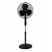 HPF40RB Heller 50W Pedestal Fan 40cm with Remote - Black